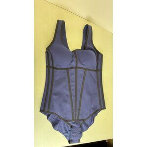 Honeylove Boldness Bodysuit Underwire Free Waist Contour Smoothing Shapewear M